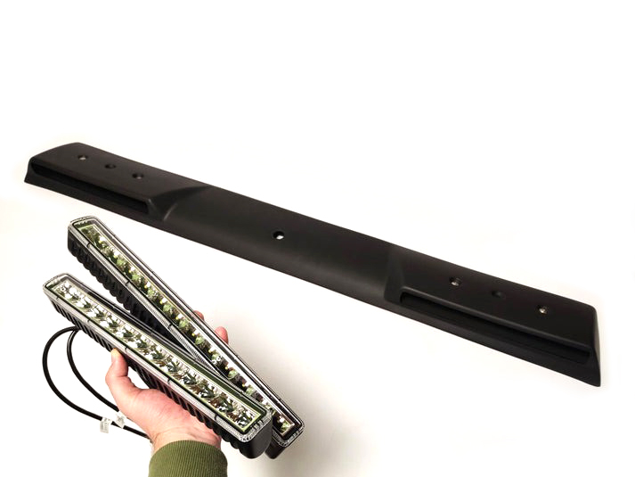 Fiberglass Front Brabus Roof Spoiler with LEDs for Mercedes-Benz W463 G-Class